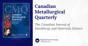 Canadian Metallurgical Quarterly 期刊封面