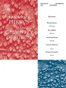 Journal of Physics and Chemistry of Solids 期刊封面