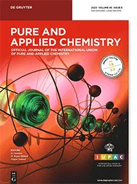 Pure and Applied Chemistry 期刊封面