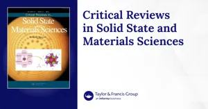 Critical Reviews in Solid State and Materials Sciences