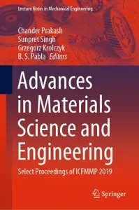 Advances in Materials Science and Engineering 期刊封面