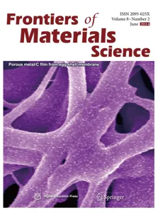 Frontiers of Materials Science 期刊封面