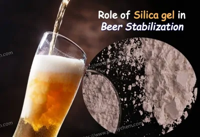 Silica gel for beer