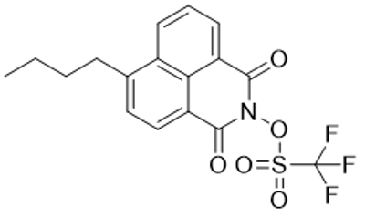 Trifluoromethanesulfonic acid 6-butyl-1,3-dioxo-1H,2H-benz[de]isoquinolin-2-yl ester