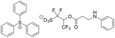 TriphenylsulfoniumN-phenyl-β-alanine [1-(sulfonatodifluoromethyl)-2,2,2-trifluoroethyl] ester