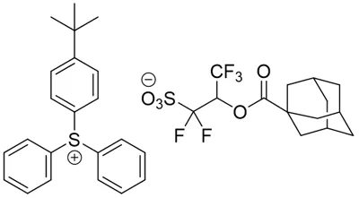 4-tert-butylphenyldiphenylsulfonium 2-(1-adamantanecarbonyloxy)-1,1,3,3,3-pentafluoropropanesulfonate