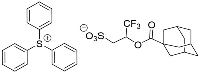 2-((adamantane-1-carbonyl)oxy)-3,3,3-trifluoropropane-1-sulfonate triphenylsulfonium