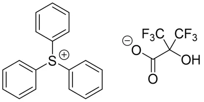 Triphenylsulfonium;3,3,3 -trifluoro-2- hydroxy-2-(trifluoromethyl)propanoate