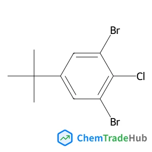1,3-Dibromo-2-chloro-5-(2-methyl-2-propanyl)benzene