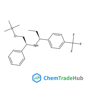 (+�S)-+�-Ethyl-N-[(1S)-1-phenyl-2-[(trimethylsilyl)oxy]ethyl]-4-(trifluoromethyl)benzenemethanamine