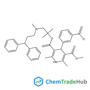 1-[(3,3-Diphenylpropyl)(methyl)amino]-2-methyl-2-propanyl methyl 2,6-dimethyl-4-(3-nitrophenyl)-1,4-dihydro-3,5-pyridinedicarboxylate