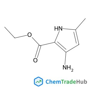 Ethyl 3-amino-5-methyl-1H-pyrrole-2-carboxylate structure