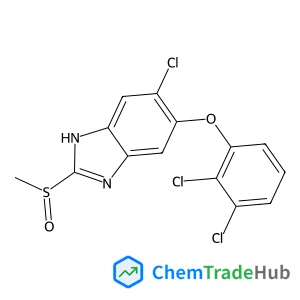 6-Chloro-5-(2,3-dichlorophenoxy)-2-(methylsulfinyl)-1H-benzimidazole
