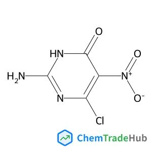 2-Amino-6-chloro-5-nitro-4(1H)-pyrimidinone