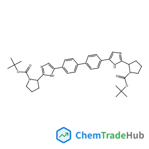 Bis(2-methyl-2-propanyl) (2S,2'S)-2,2'-[4,4'-biphenyldiylbis(1H-imidazole-4,2-diyl)]di(1-pyrrolidinecarboxylate)
