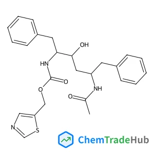 Thiazol-5-ylmethyl ((1S,2S,4S)-4-(acetylamino)-1-benzyl-2-hydroxy-5-phenylpentyl)carbamate
