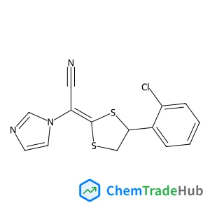 (2Z)-[4-(2-Chlorophenyl)-1,3-dithiolan-2-ylidene](1H-imidazol-1-yl)acetonitrile