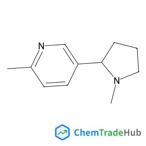 Pyridine, 2-methyl-5-(1-methyl-2-pyrrolidinyl)- Pyridine, 2-methyl-5-(1-methyl-2-pyrrolidinyl)-