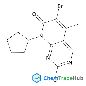 6-Bromo-2-chloro-8-cyclopentyl-5-methylpyrido[2,3-d]pyrimidin-7(8H)-one