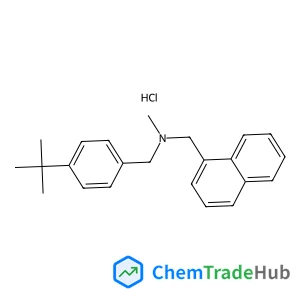 N-Methyl-1-[4-(2-methyl-2-propanyl)phenyl]-N-(1-naphthylmethyl)methanamine hydrochloride (1:1)