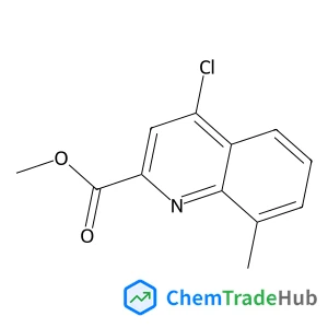 methyl 4-chloro-8-methyl-quinoline-2-carboxylate methyl 4-chloro-8-methyl-quinoline-2-carboxylate
