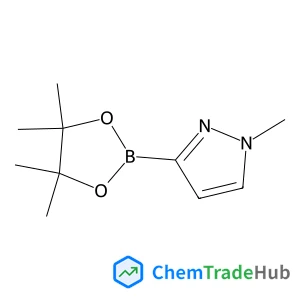 1-Methyl-3-(4,4,5,5-tetramethyl-1,3,2-dioxaborolan-2-yl)-1H-pyrazole structure 1-Methyl-3-(4,4,5,5-tetramethyl-1,3,2-dioxaborolan-2-yl)-1H-pyrazole structure
