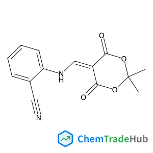 2-(((2,2-Dimethyl-4,6-dioxo-1,3-dioxan-5-ylidene)methyl)amino)benzonitrile