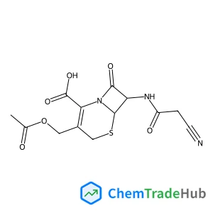 (6R,7R)-3-(Acetoxymethyl)-7-[(cyanoacetyl)amino]-8-oxo-5-thia-1-azabicyclo[4.2.0]oct-2-ene-2-carboxylic acid