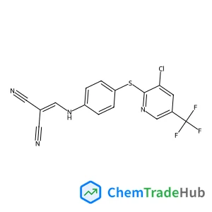 (((4-(3-CHLORO-5-(TRIFLUOROMETHYL)-2-PYRIDYLTHIO)PHENYL)AMINO)METHYLENE)METHANE-1,1-DICARBONITRILE