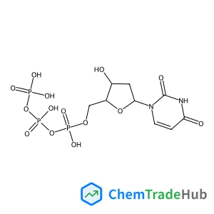 Disodium 2'-deoxy-5'-O-[hydroxy({[(hydroxyphosphinato)oxy]phosphinato}oxy)phosphoryl]uridine