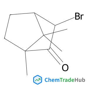 (1R)-3-Bromo-1,7,7-trimethylbicyclo[2.2.1]heptan-2-one structure