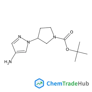 2-Methyl-2-propanyl 3-(4-amino-1H-pyrazol-1-yl)-1-pyrrolidinecarboxylate