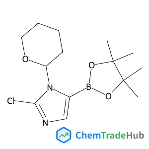 BP08-0002 2-CHLORO-1-(TETRAHYDRO-2H-PYRAN-2-YL)-1H-IMIDAZOLE-5-BORONIC ACID PINACOL ESTER