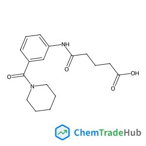 5-Oxo-5-[3-(1-piperidinylcarbonyl)anilino]-pentanoic acid