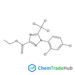 Ethyl 1-(2,4-dichlorophenyl)-5-(trichloromethyl)-1H-1,2,4-triazole-3-carboxylate
