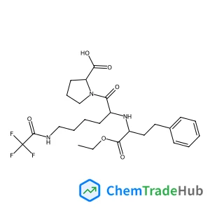 N~2~-[(2S)-1-Ethoxy-1-oxo-4-phenyl-2-butanyl]-N~6~-(trifluoroacetyl)-L-lysyl-L-proline