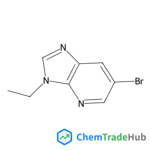 6-Bromo-3-ethyl-3H-imidazo[4,5-b]pyridine structure
