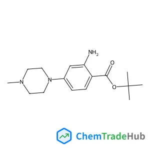 2-Methyl-2-propanyl 2-amino-4-(4-methyl-1-piperazinyl)benzoate