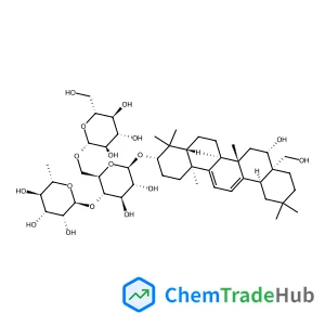 (3beta,16beta)-16,28-Dihydroxyoleana-9(11),12-dien-3-yl 6-deoxy-alpha-L-mannopyranosyl-(1->4)-[beta-D-glucopyranosyl-(1->6)]-beta-D-glucopyranoside