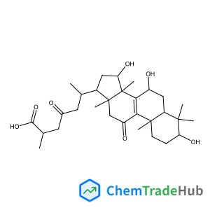 (3beta,7beta,15alpha,25R)-3,7,15-Trihydroxy-11,23-dioxolanost-8-en-26-oic acid
