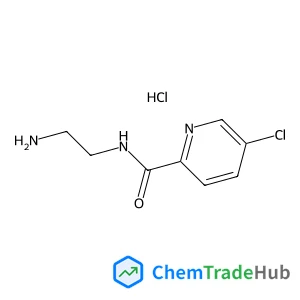 N-(2-Aminoethyl)-5-chloro-2-pyridinecarboxamide hydrochloride (1:1) Chemical_Structure_Of