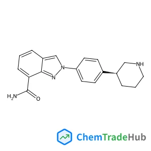 2-{4-[(3S)-3-Piperidinyl]phenyl}-2H-indazole-7-carboxamide
