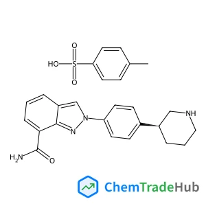 2-{4-[(3S)-3-Piperidinyl]phenyl}-2H-indazole-7-carboxamide 4-methylbenzenesulfonate (1:1)