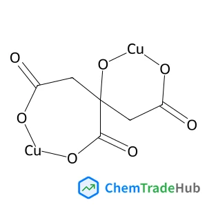 mu-[2-(Hydroxy-1kappaO)-1,2,3-propanetricarboxylato(4-)-1kappaO~1~:2kappa~2~O~2~,O~3~]dicopper