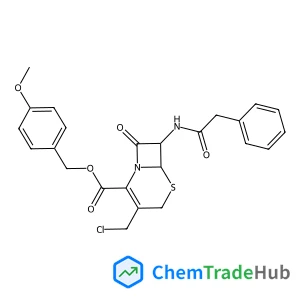 4-Methoxybenzyl (6R,7R)-3-(chloromethyl)-8-oxo-7-[(phenylacetyl)amino]-5-thia-1-azabicyclo[4.2.0]oct-2-ene-2-carboxylate