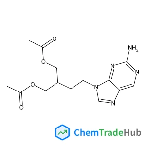 2-(Acetoxymethyl)-4-(2-amino-9H-purin-9-yl)butyl acetate
