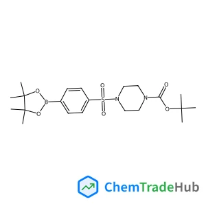 tert-Butyl 4-((4-(4,4,5,5-tetramethyl-1,3,2-dioxaborolan-2-yl)phenyl)sulfonyl)piperazine-1-carboxylate