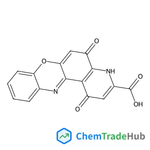 1-Hydroxy-5-oxo-5H-pyrido[3,2-a]phenoxazine-3-carboxylic acid