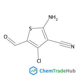 2-Amino-4-chloro-5-formyl-3-thiophenecarbonitrile