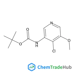 tert-Butyl 4-chloro-5-methoxypyridin-3-ylcarbamate structure tert-Butyl 4-chloro-5-methoxypyridin-3-ylcarbamate structure